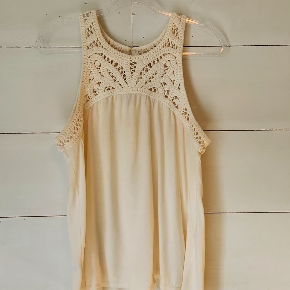 Loft Boho Crochet like Tank